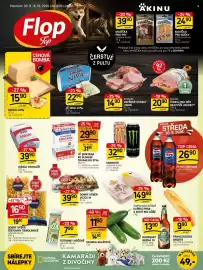 Flop leták týden 40 Strana 1: VEPŘOVÉ OCÁSKY UZENÉ €14,90, Sýr gouda 48 % 100g €15,90