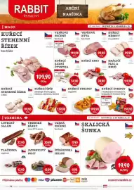 RABBIT řeznictví leták Strana 1: KUŘECÍ ŠPÍZ obsahuje: kuřecí prsa, slaninu, zeleninu, koření €139,90
