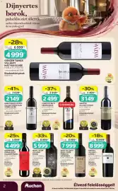 Auchan akciós újság Oldal 2: Günzer Tamás Villányi Mátyás Cuvée €4.999,00