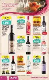 Auchan akciós újság Oldal 6: BOCK VILLÁNYI KUPOIA CUVÉE VÖRÖS, FEHÉR, ROSÉ VAGY IRSAI OLIVÉR €1.499,00