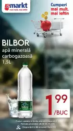 Catalog Remarkt săptămâna 40 Pagină 3: Bilbor apă minerală carbogazoasă €1,99