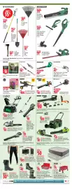 Canadian Tire flyer week 40 Page 9: Champion gas log splitter €1.299,99, Fiskars Selected Shears, Lopper and Pruner €14,99