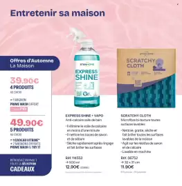 Catalogue Stanhome page 10: Entretenir sa maison Offres d'Automne La Maison 39.90€ 4 PRODUITS AU CHOIX = 1 MIGNON PRIME WASH