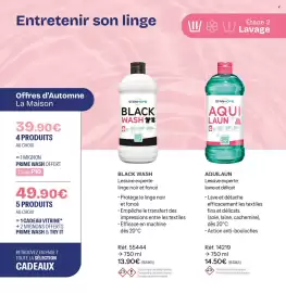 Catalogue Stanhome page 14: STANHOME AQUI LAUN €14,50, STANHOME BLACK WASH €13,90
