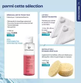 Catalogue Stanhome page 21: STANHOME Serviettes invités €7,80, Dr.Pierre Ricaud Démaquillant bi-phase yeux €11,90
