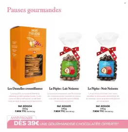 Catalogue Stanhome page 38: MON PARADIS La Pépite : Noir Noisette €7,90, MON PARADIS La Pépite : Lait Noisette €7,90