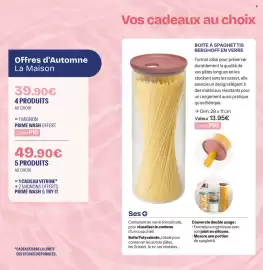 Catalogue Stanhome page 6: Offres d'Automne La Maison 39.90€ 4 PRODUITS AU CHOIX = 1 MIGNON PRIME WASH OFFERT Code P10