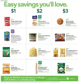 Publix weekly ad week 40 Page 20: Bacon Cheddar Salmon Burgers €3,00, Publix Popcorn €2,00