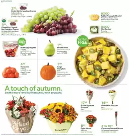 Publix weekly ad week 40 Page 6: Sweetango Apples €5,99, Large Pumpkins €7,49