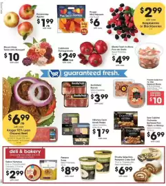 Kroger weekly ad week 40 Page 7: Sea Cuisine Guinness Battered Fish Strips or Shrimp €6,99, Kroger mini peppers €6,00