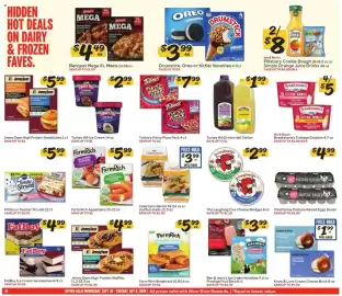 Winn Dixie weekly ad week 40 Page 10: Turkey Hill ice cream €2,99, The Laughing Cow Cheese Wedges €2,99