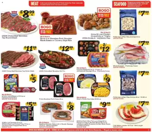 Winn Dixie weekly ad week 40 Page 3: Prime Boneless Pork Chops, Reser's Family Size Sides €4,50