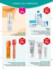 Volantino Parafarmacia Conad Pagina 24: Nuxe Reve de Miel e Very Rose Labbra, Línea Rilastil Corpo
