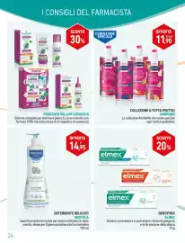 Volantino Parafarmacia Conad Pagina 26: Detergente delicato Mustela €14,95, Dentifrici Elmex