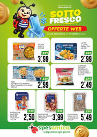 Volantino SpesAmica Pagina 18: MARINSIEME €2,50, FORNERIA ITALIANA €2,49