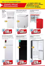 Volantino DPiù Pagina 10: Comfee' congelatore €139,00, Mivar frigorifero €179,00