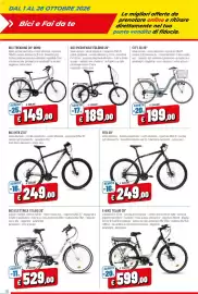 Volantino DPiù Pagina 16: Bici pieghevole folding 20" €189,00, E-Bike Telaio 28" €599,00