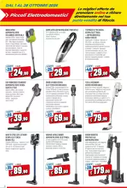 Volantino DPiù Pagina 6: Girmi scopa elettrica ricaricabile €69,90, Termozeta scopa elettrica €29,90