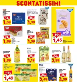 Volantino DPiù Pagina 15: Haribo Happy Cola / Orsetto d'Oro €1,39, Bauli croissant classico €1,45