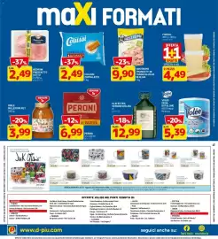 Volantino DPiù Pagina 20: Colussi Zuppallette €2,49, Nostromo trancetti di tonno all'olio di oliva €9,90