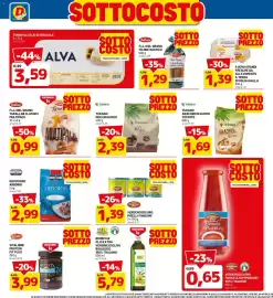 Volantino DPiù Pagina 6: Verderosso Oro Piselli Finissimi €1,39, Verderosso Oro Passata di Pomodoro €0,65