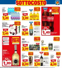Volantino DPiù Pagina 7: Casal dei Tufi Vino Rosso Syrah €7,49, Coca-Cola Zero / Original Taste €1,49