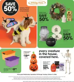 King Soopers weekly ad Page 4: Holiday Home Halloween Dinnerware, Sterilite latch box €9,99