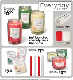 King Soopers weekly ad Page 6: Everyday Living Jar Candle €3,99, Everyday Living 10" Taper Candle €1,99