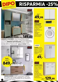 Volantino Dipo Arredamenti Pagina 18: Arredo bagno Trend Factory €849,00, Armadio a colonna Trend Factory €149,99