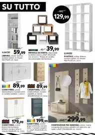 Volantino Dipo Arredamenti Pagina 21: Composizione per ingresso, colore: rovere €299,99, Cassetiera Trend Factory €179,99
