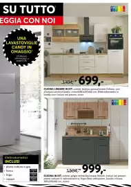 Volantino Dipo Arredamenti Pagina 25: Cucina in kit smart! €999,00, Cucina lineare in kit smart! €699,00