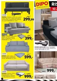 Volantino Dipo Arredamenti Pagina 36: Divano Kawoo €299,99, Sofa Dormi €399,00