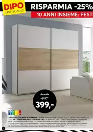 Volantino Dipo Arredamenti Pagina 8: Armadio con ante scorrevoli €399,00