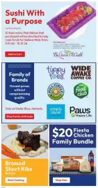 Stater Bros weekly ad week 40 Page 6: = 6-D.DGRIS3 Sushi With a Purpose $1 from every Pink Ribbon Roll purchased will be