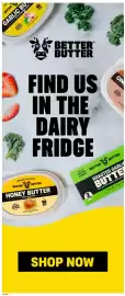 Stater Bros weekly ad week 40 Page 7: OILS OBSE BETTER GARLIC BU - WITH PARMESAN & BASIL 100% NO NET WT. 4.5 OZ (1286) CIN