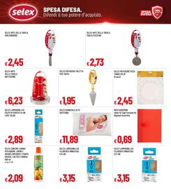 Volantino Famila Pagina 18: Selex guanciale alto sostegno €11,89, Selex arte della tavola batticarne €6,23