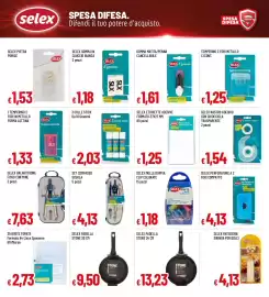 Volantino Famila Pagina 17: Selex padella stone €9,50, Selex balaustone fisso con mine €7,63