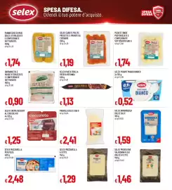 Volantino Famila Pagina 2: Selex pasta frolla fresca rotonda €1,13, Selex crema dessert cioccolato €1,25