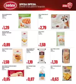 Volantino Famila Pagina 4: Selex cracker con farina integrale €1,19, Selex pinsa classica €1,39