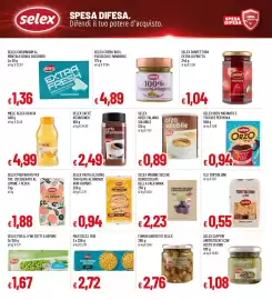 Volantino Famila Pagina 5: Orzo italiano solubile Selex €0,89, Te pesca Selex €1,88