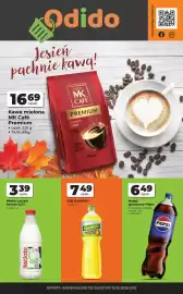 Odido gazetka Strona 1: Napój gazowany Pepsi €4,33, Mleko Łaciate świeże 3,2% €3,39