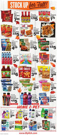 IGA weekly ad week 40 Page 8: Vicks VapoRub, ZzzQuil or Sinex Medicine €9,99, Friskies Party Mix Cat Treats €5,00