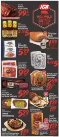 IGA weekly ad week 40 Page 2: Prairie Fresh Bone-In Pork Shoulder Steak or Country Style Pork Ribs €1,99