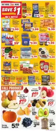 IGA weekly ad week 40 Page 7: Freschetta pizza €3,99, Kraft Singles €2,99