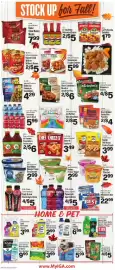 IGA weekly ad week 40 Page 8: Vicks VapoRub, ZzzQuil or Sinex Medicine €9,99, Friskies Party Mix Cat Treats €5,00