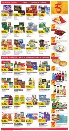Bashas' weekly ad week 40 Page 3: Bar-S Bologna or Franks €1,99, Sea Cuisine Guinness Battered Fish Strips €7,99