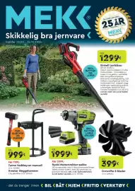 Mekk kundeavis Side 1: MEKK Skikkelig bra jernvare Gjelder 28.09 - 24.10.2026 Din lokale jernvare i 25 ÅR 2001-2026 MEKK