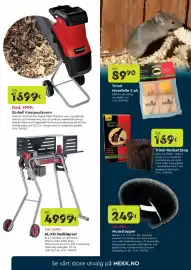 Mekk kundeavis Side 4: Einhell Kompostkvern €1.699,00, Al-Ko Vedkløyver €4.999,00
