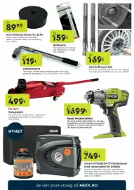 Mekk kundeavis Side 7: Hjulskiftspyd 2pk €169,00, Gummibeskyttelse for jekk €89,90