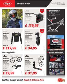 Volantino Bep's Pagina 8: Casco off-road Whip-X1 €139,95, Pettorina X-AIR Acebid €117,95